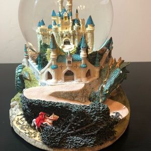 Sleeping beauty castle & dragon